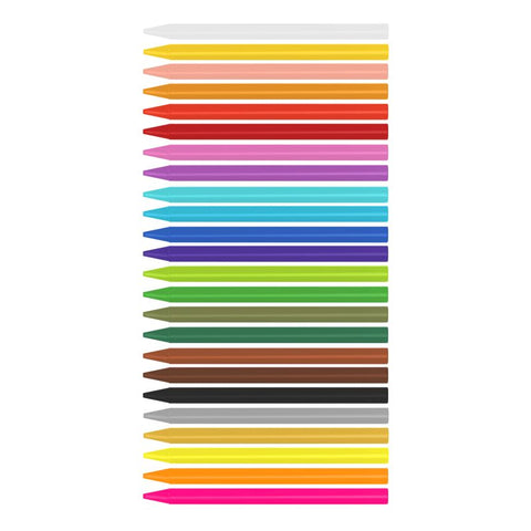 Ceras Plastipastel 24 Colores