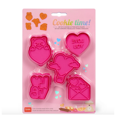 Set de 5 Moldes para Galletas Cookie Time!
