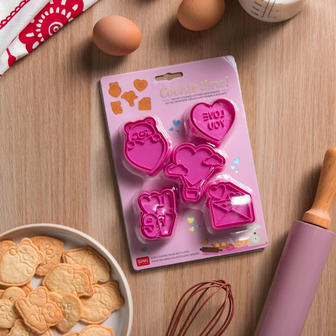 Set de 5 Moldes para Galletas Cookie Time!