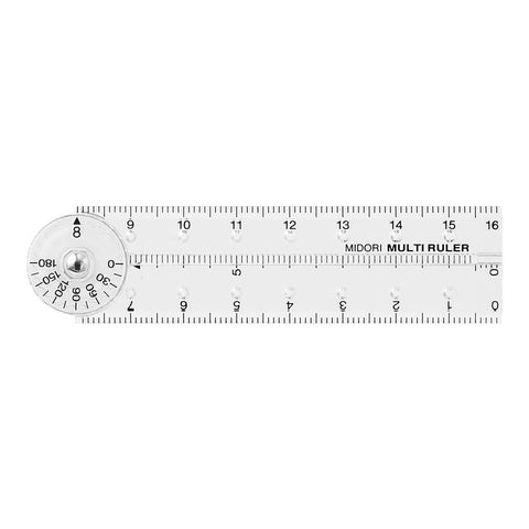 Multi Ruler (16cm) Clear A