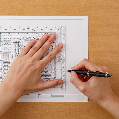 Multi Ruler (16cm) Clear A