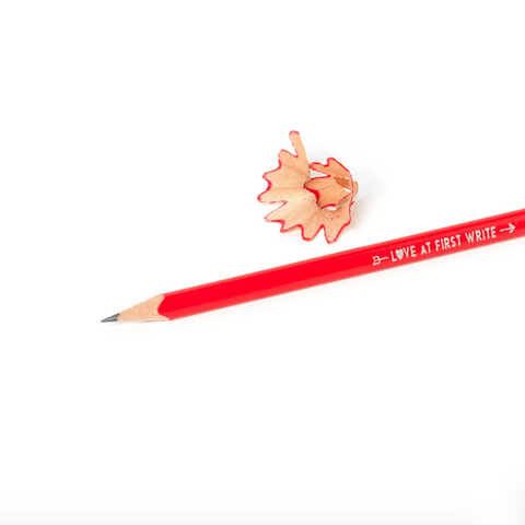 Lápiz en Forma de Corazón - Love at First Write
