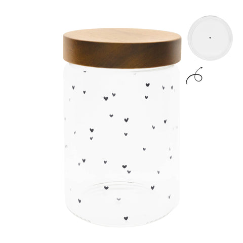 Recipiente de cristal Hearts/Bon Appetit Bastion Collections