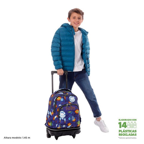 Mochila desmontable Tiza - Space Blue Totto