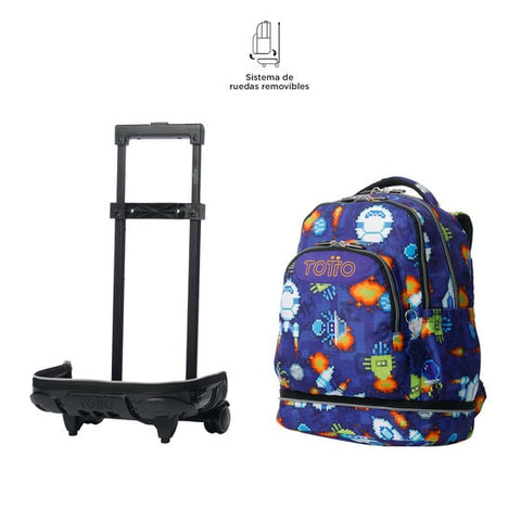 Mochila desmontable Tiza - Space Blue Totto
