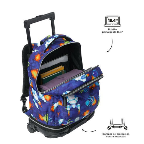 Mochila desmontable Tiza - Space Blue Totto