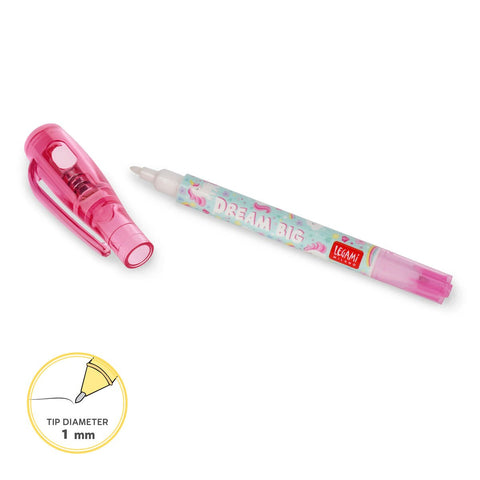 Bolígrafo con tinta invisible - Unicornio