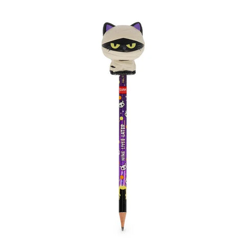 Lápiz Antiestrés de Halloween Mummy Cat «Nine Lives Later» - Squeezies