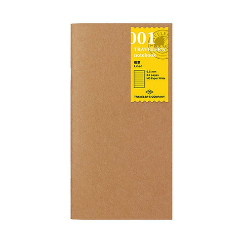 Traveler's Notebook Regular 001 Refill Lined Notebook