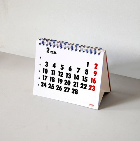 Calendario de escritorio Vinçon 2026