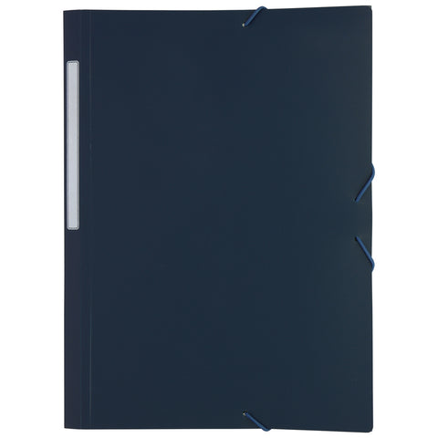 Carpeta de plástico con gomas, 3 solapas