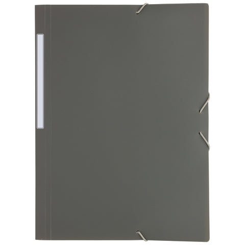 Carpeta de plástico con gomas, 3 solapas