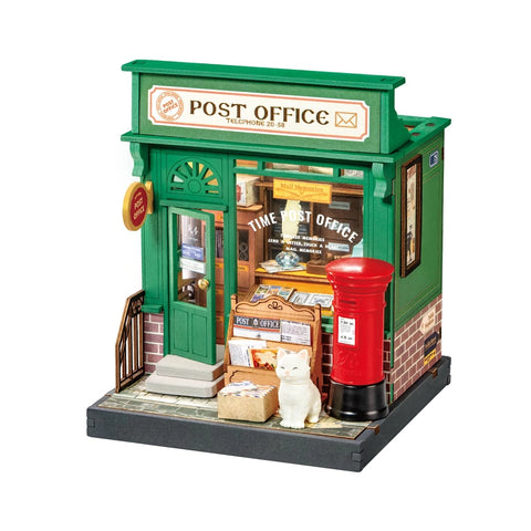 Casa en Miniatura Book Nook DIY - Post Office Rolife