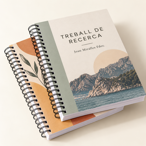 Encuadernación en Espiral Metálica