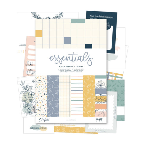 Bloc de Tarjetas Pocket 6x8" ESP essentials