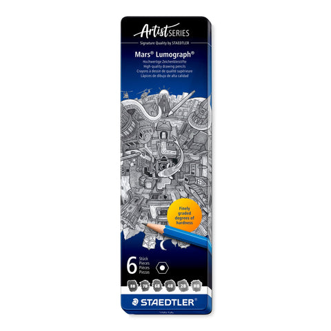 Estuche lápices MARS® LUMOGRAPH® 100 6 unidades