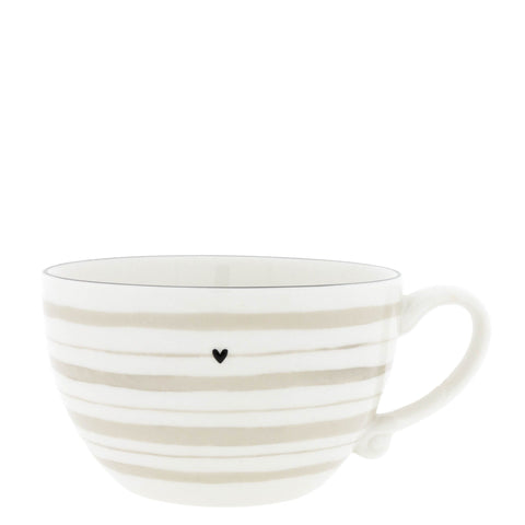 Bowl Watercolour Natural Stripes de Bastion Collections