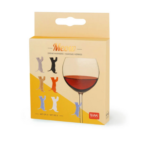 Set de 6 Marcadores de Vasos/Copas Legami