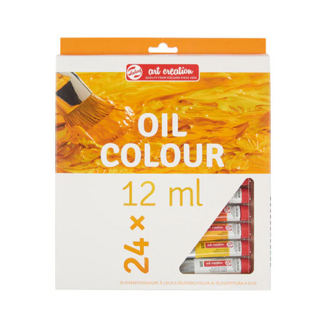 Set Óleo de 24 Tubos de Colores 12 ml Art Creation