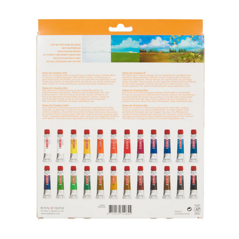 Set Óleo de 24 Tubos de Colores 12 ml Art Creation
