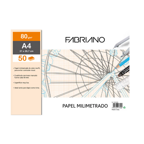 Papel Milimetrado 80g/m2