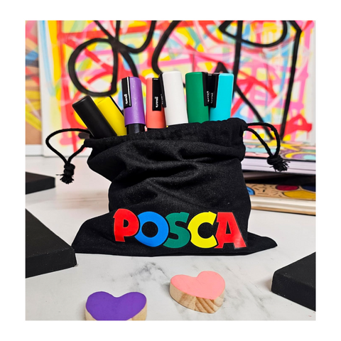 Set Uni Posca PC5M 1,8-2,5 mm 8 pcs + Bolsa de Regalo (Edición Limitada)