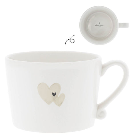 Taza 2 hearts together Bastion Collections