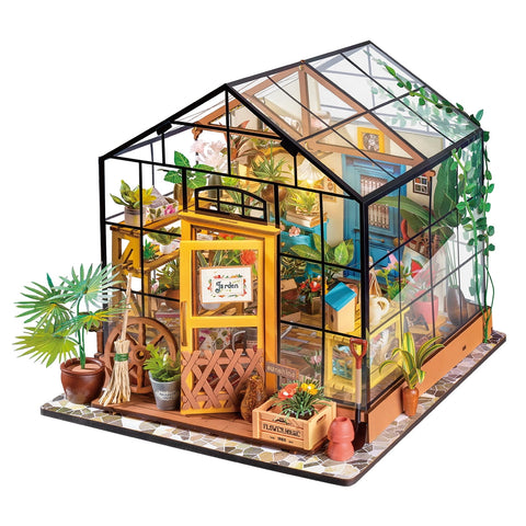 Casa en Miniatura Book Nook DIY - Casa de Flores de Cathy Rolife