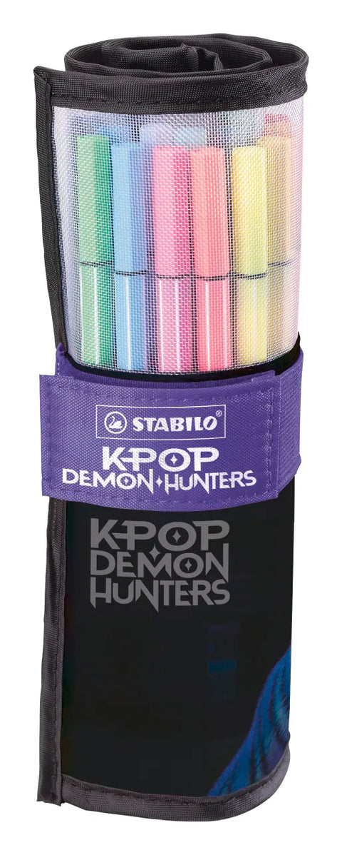 STABILO pen 68 KPop Demon Hunters Rollerset de 25