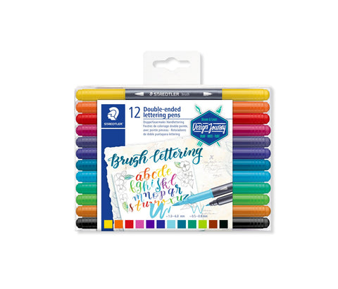 Rotuladores de doble punta Lettering Staedtler