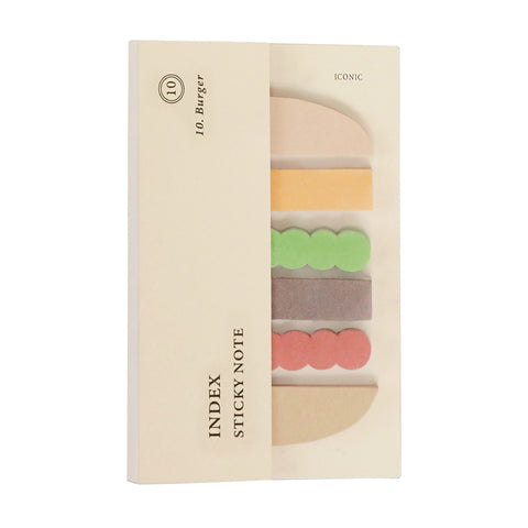 Sticky Note Index 10 Burger
