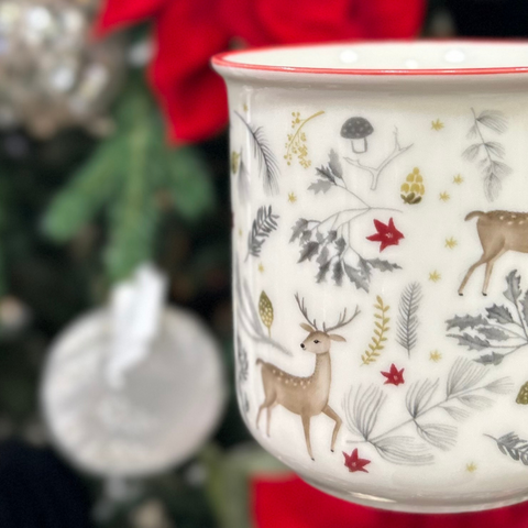 Taza porcelana Mundo Navidad 400 ml
