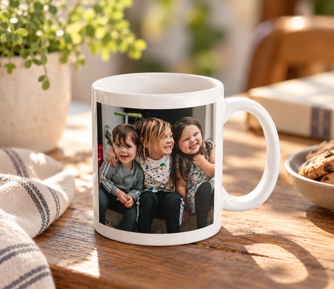 Taza Blanca Cerámica Personalizada