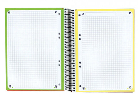 EUROPEANBOOK 4 TAPA EXTRADURA A5+ 120H.5X5 COLORES SURTIDOS 50% HOJAS GRATIS