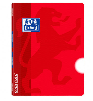 LIBRETA GRAPADA TAPA PLÁSTICO OPENFLEX A4 48H LISO COLORES SURTIDOS