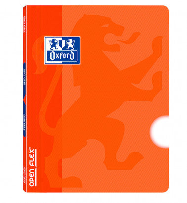 LIBRETA GRAPADA TAPA PLÁSTICO OPENFLEX A4 48H LISO COLORES SURTIDOS