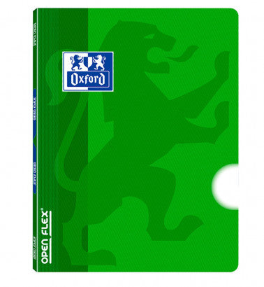 LIBRETA GRAPADA TAPA PLÁSTICO OPENFLEX A4 48H LISO COLORES SURTIDOS