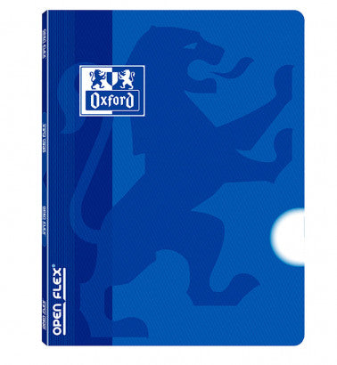 LIBRETA GRAPADA TAPA PLÁSTICO OPENFLEX A4 48H LISO COLORES SURTIDOS