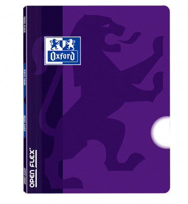 LIBRETA GRAPADA TAPA PLÁSTICO OPENFLEX A4 48H LISO COLORES SURTIDOS