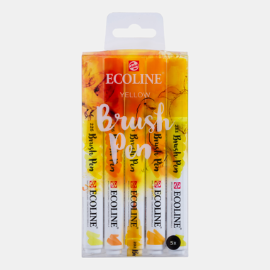 Rotuladores Ecoline Brush Pen Set 5 Colores Earth