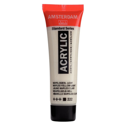 Pintura acrílica Amsterdam Amarillo Nápoles Claro (Opaco)