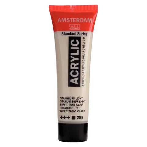 Pintura acrílica Amsterdam Buff Titanio Claro (Opaco)