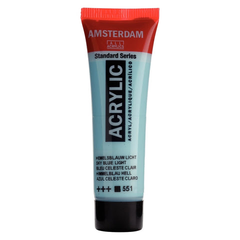Pintura Acrílica Amsterdam Azul Celeste Claro (Opaco)