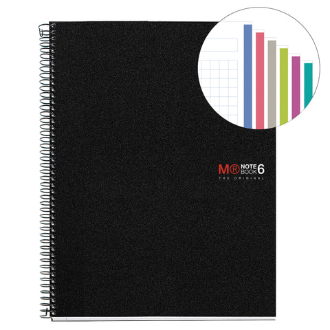 NOTEBOOK A4 150 HOJAS CUADRICULADAS POLIPROPILENO