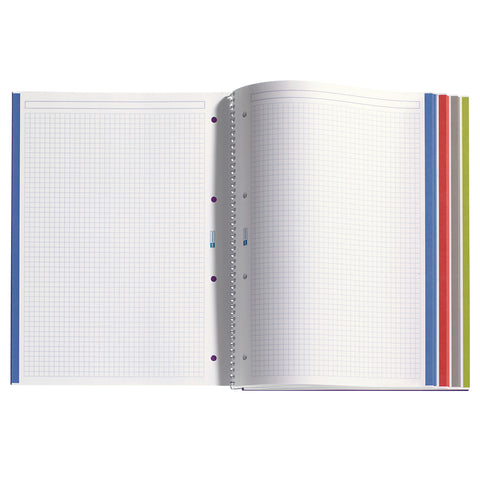 NOTEBOOK A4 150 HOJAS CUADRICULADAS POLIPROPILENO