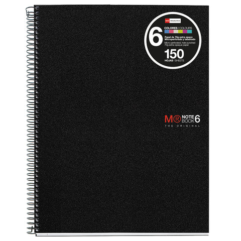 NOTEBOOK A5 150 HOJAS CUADRICULADAS POLIPROPILENO