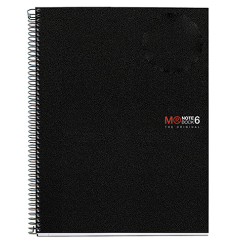 NOTEBOOK A5 150 HOJAS PAUTADAS POLIPROPILENO NEGRO