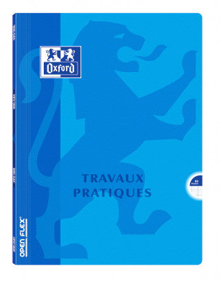 LIBRETA GRAPADA TAPA PLÁSTICO TRAVAUX PRATIQUES A4+ 40HOJAS SEYÉS+LISO COLORES SURTIDOS OPENFLEX