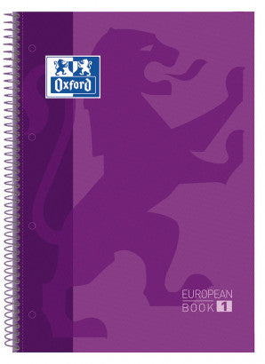 Europeanbook 1 Tapa Extradura A4+ 80H 5x5 Colores Surtidos