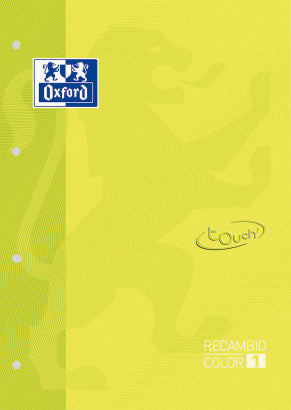 RECAMBIO COLOR 1 TAPA BLANDA A4+ 80 HOJAS 5X5